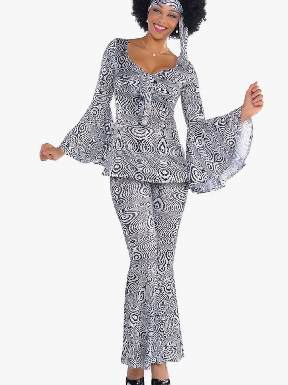 Women’s disco Queen costume size Medium 6-8